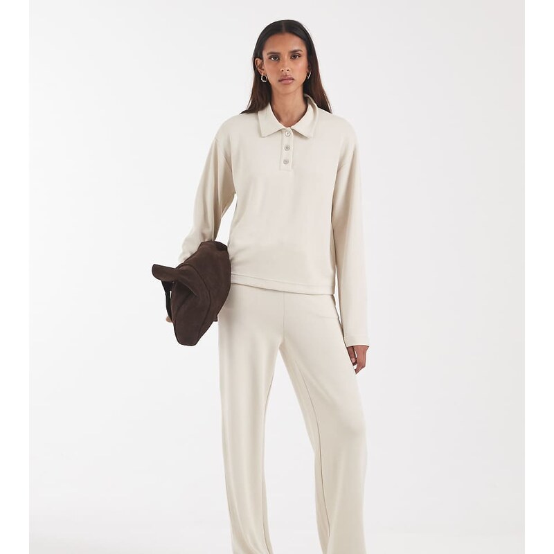 Vero Moda Tall super soft tie waist wide leg jogger co-ord in