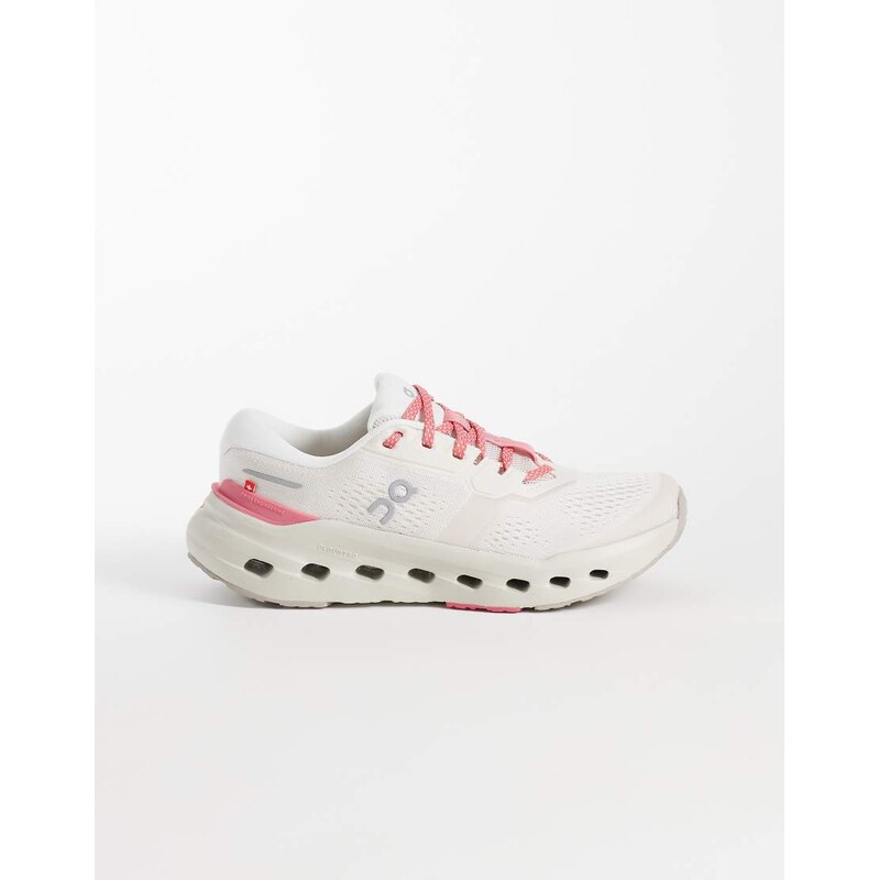 ON Cloudrunner 3 running trainers in white and pink - TAN-Brown