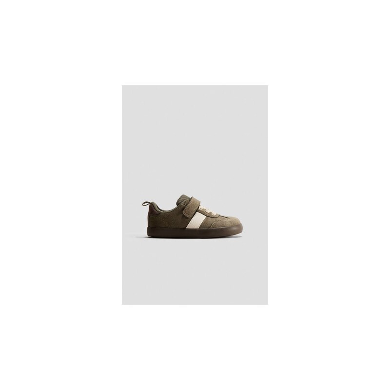 H&M - Barefoot tenisky - Khaki Zelená