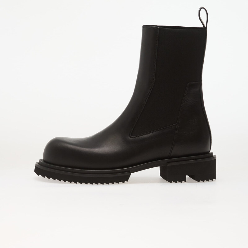 Rick Owens Leather Boots - Beatle Gabe Black
