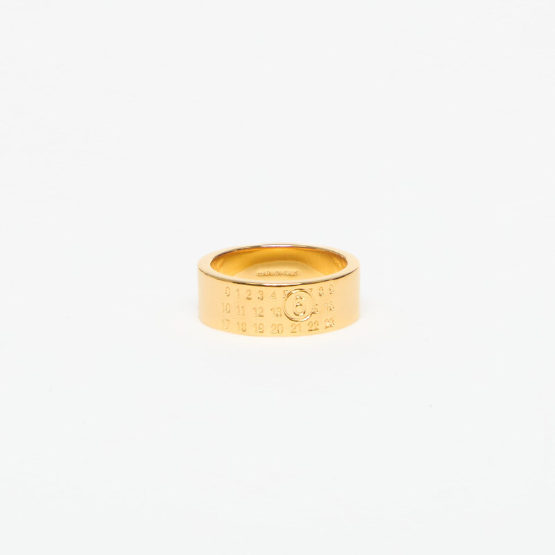 MM6 Maison Margiela Prsten MM6 Ring Yellow Gold Polished 7