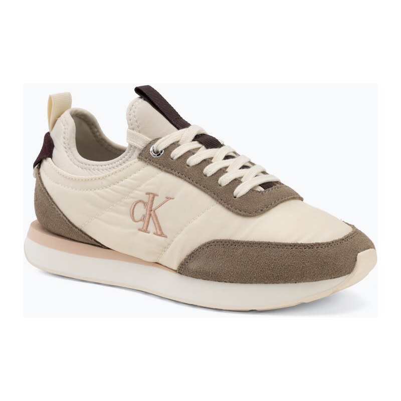 Dámské boty Calvin Klein YW0YW02060 Retro Runner Sock Laceup Mix