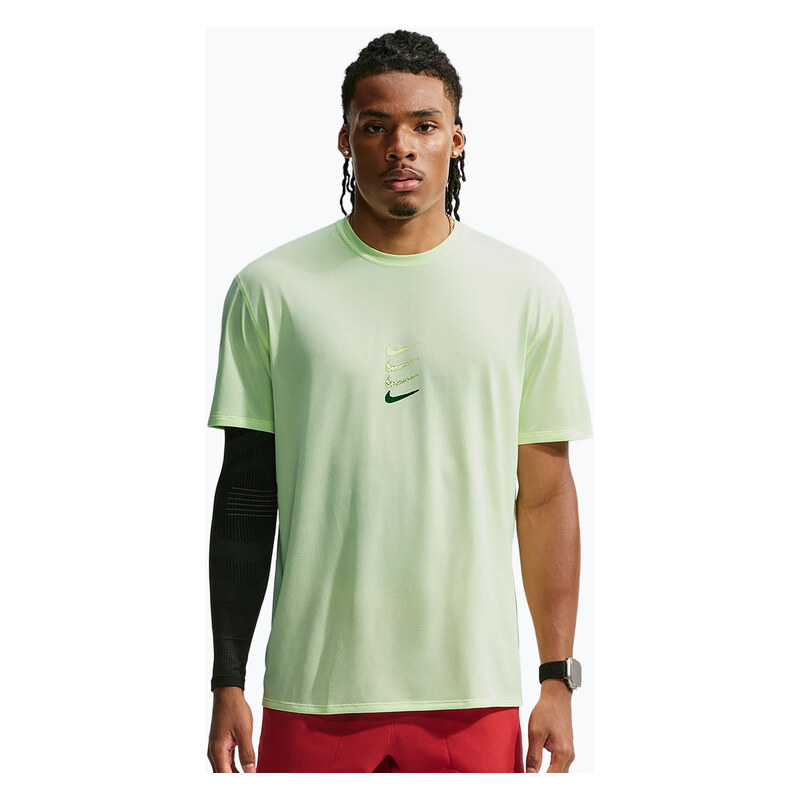 Pánské běžecké tričko Nike Dri-Fit Running Top barely volt