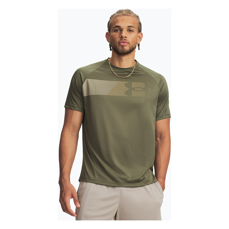 Pánské tréninkové tričko Under Armour Tech Graphic Tee Marine Od