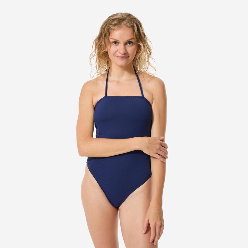 DECATHLON Dámské jednodílné plavky na surf Manon