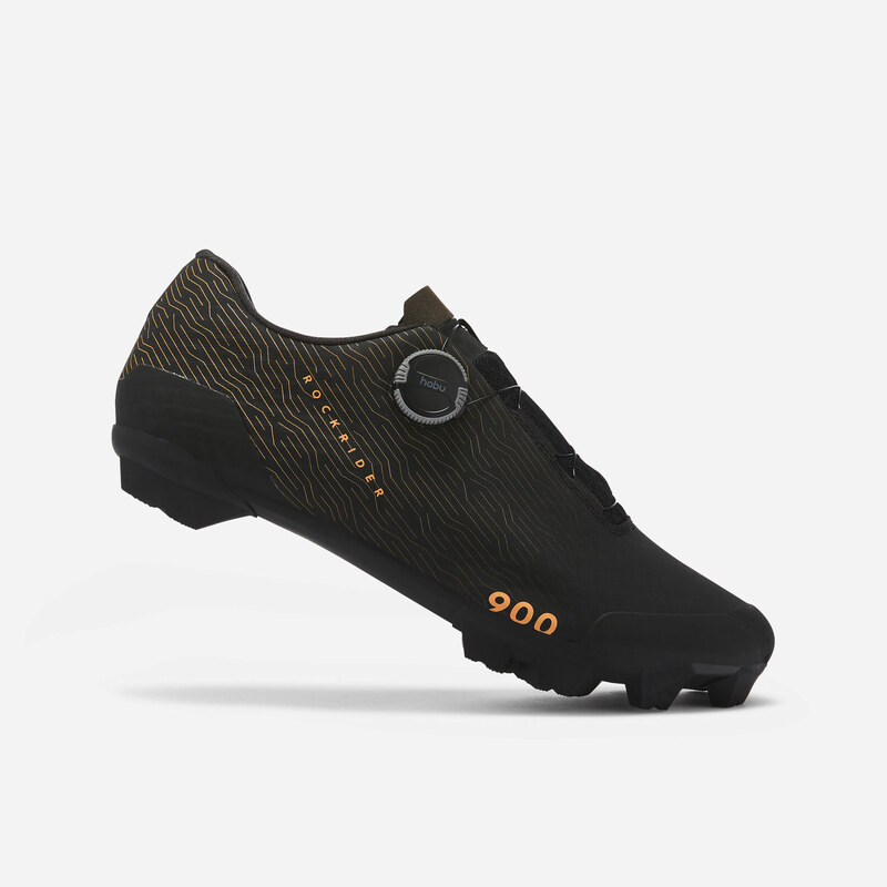 ROCKRIDER Tretry Race 900 na MTB a Gravel okrové / Habu Fit