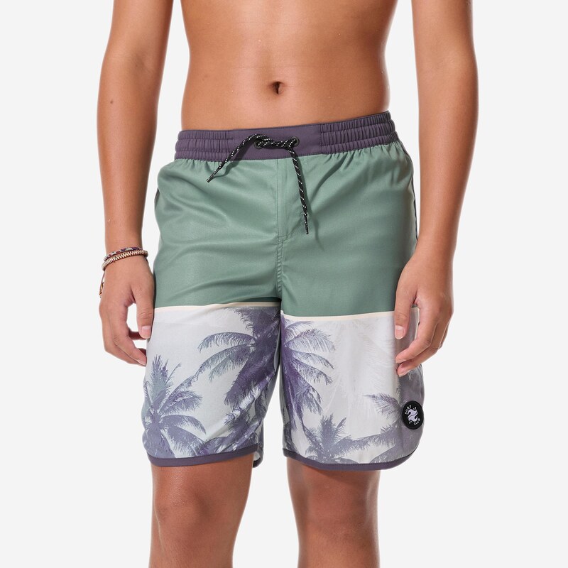 DECATHLON Dětské surfařské kraťasy 500 Photopalm