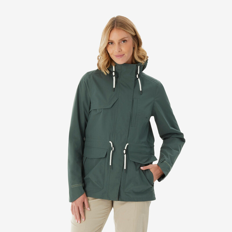 QUECHUA Dámská turistická parka nepromokavá NH 500