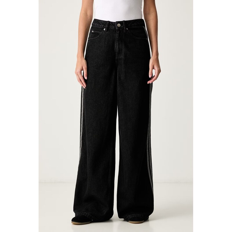 adidas Originals wide leg džíny dámské