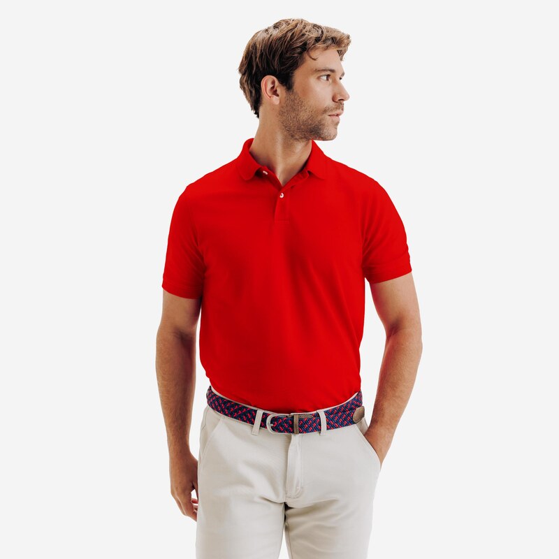 INESIS Pánské golfové polo s krátkým rukávem MW500