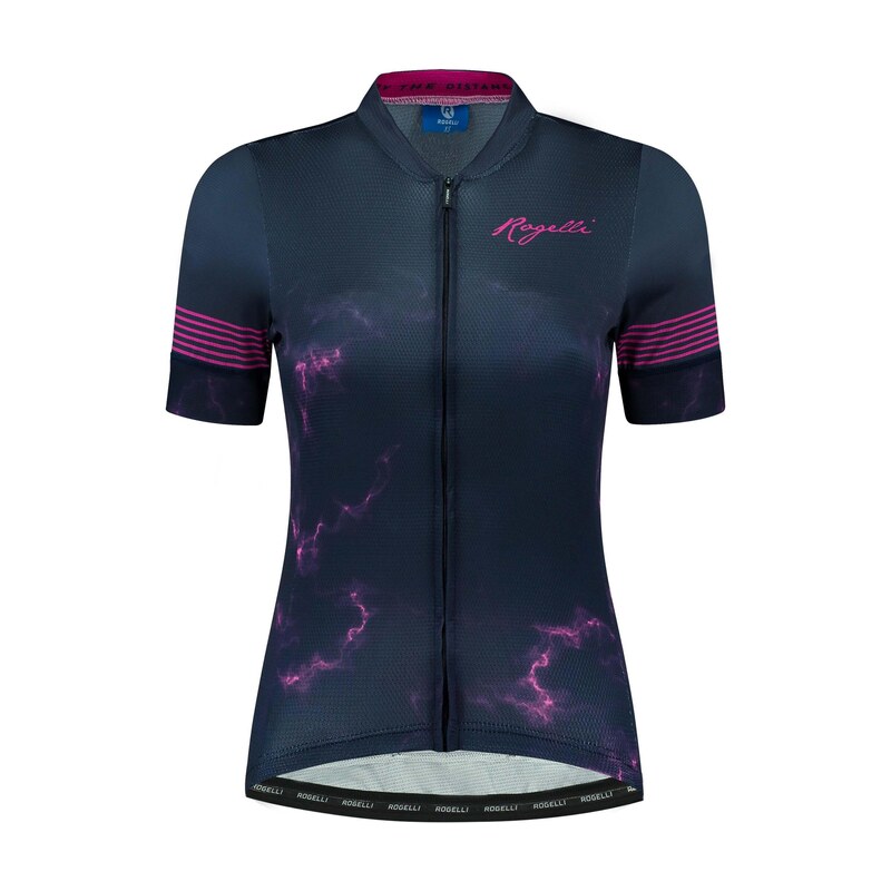 ROGELLI Dámský luxusní cyklodres Rogelli MARBLE s krátkým