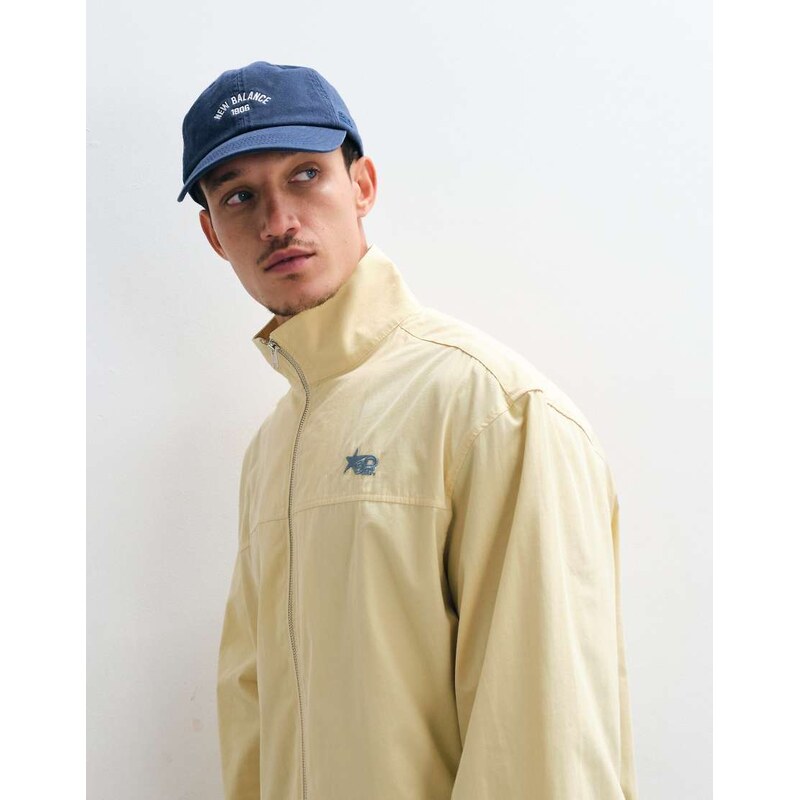 ASOS DESIGN boxy oversized zip through funnel neck jacket with