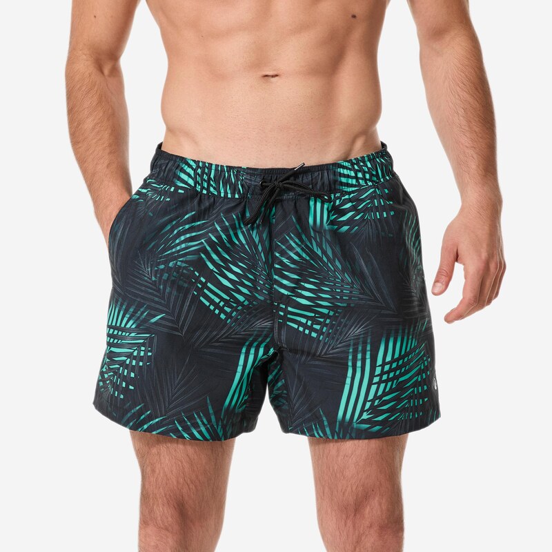 DECATHLON Pánské surfařské kraťasy 100 krátké 15 Palm