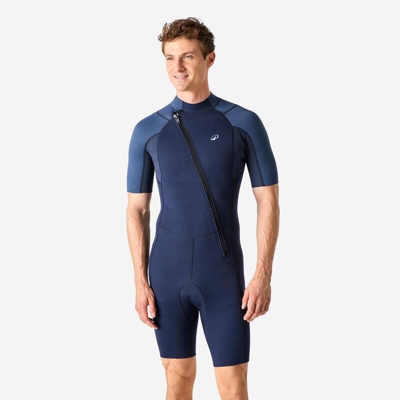 DECATHLON Pánský krátký neopren z přírodní pryže Ocena 2 mm