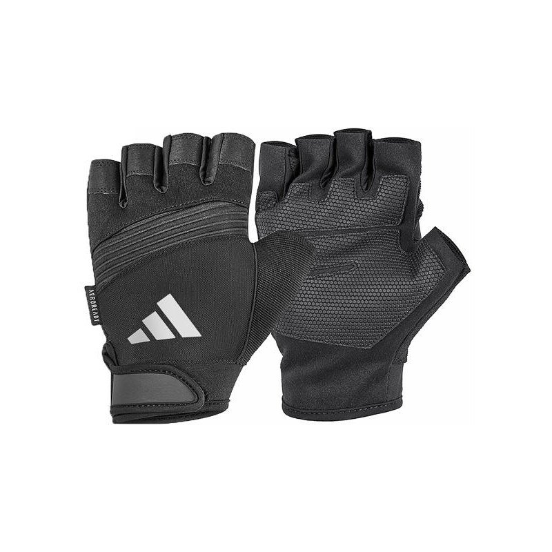 ADIDAS Posilovací rukavice Adidas - Performance - Šedé