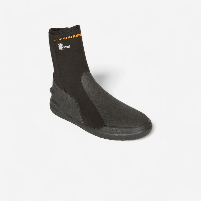 DECATHLON Potápěčské boty neopren 5 mm černé