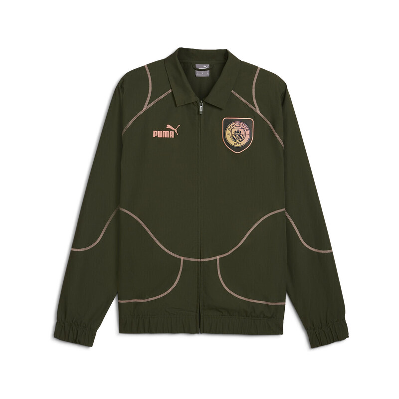 PUMA Tréninková bunda Manchester City PUMA Myrtle Poppy Pink