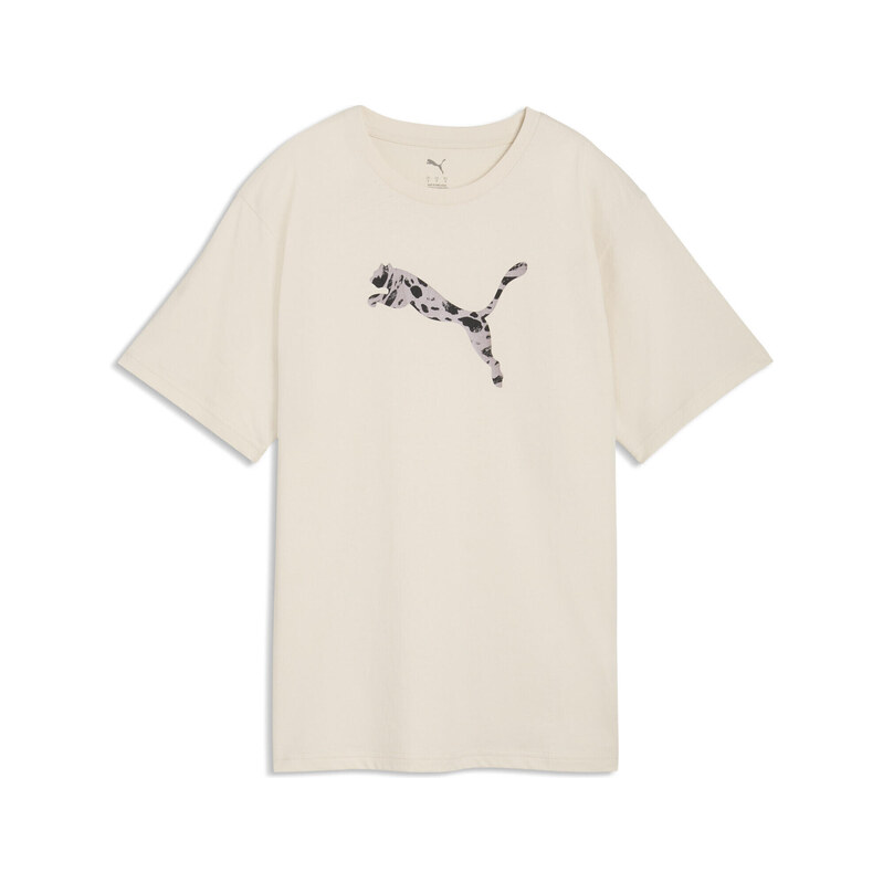 PUMA Dámské tričko relaxed leopardí potisk Essentials Graphics