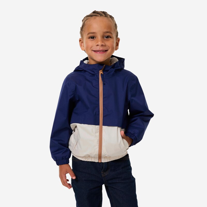 QUECHUA Dětská turistická nepromokavá bunda MH 500 Kid 2–6 let