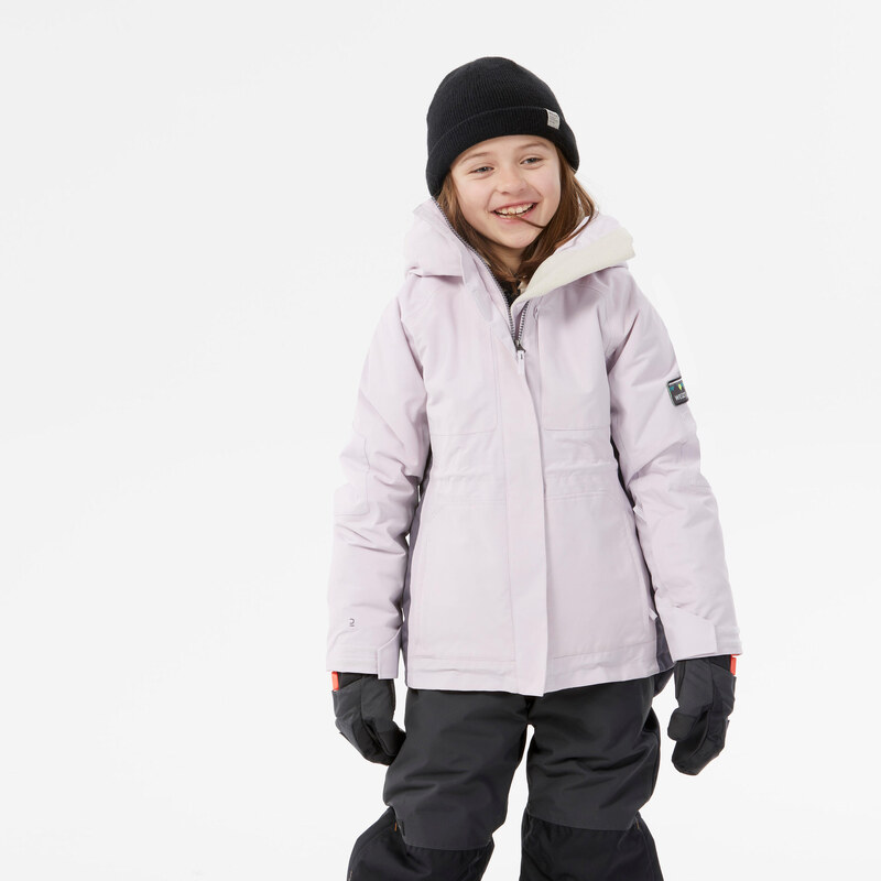 DREAMSCAPE Dětská snowboardová prodloužená bunda 500