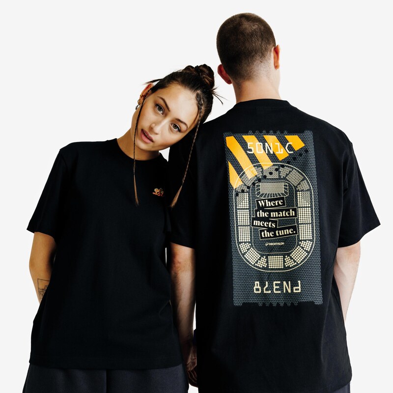 DECATHLON Unisex tričko s grafikou Elementals