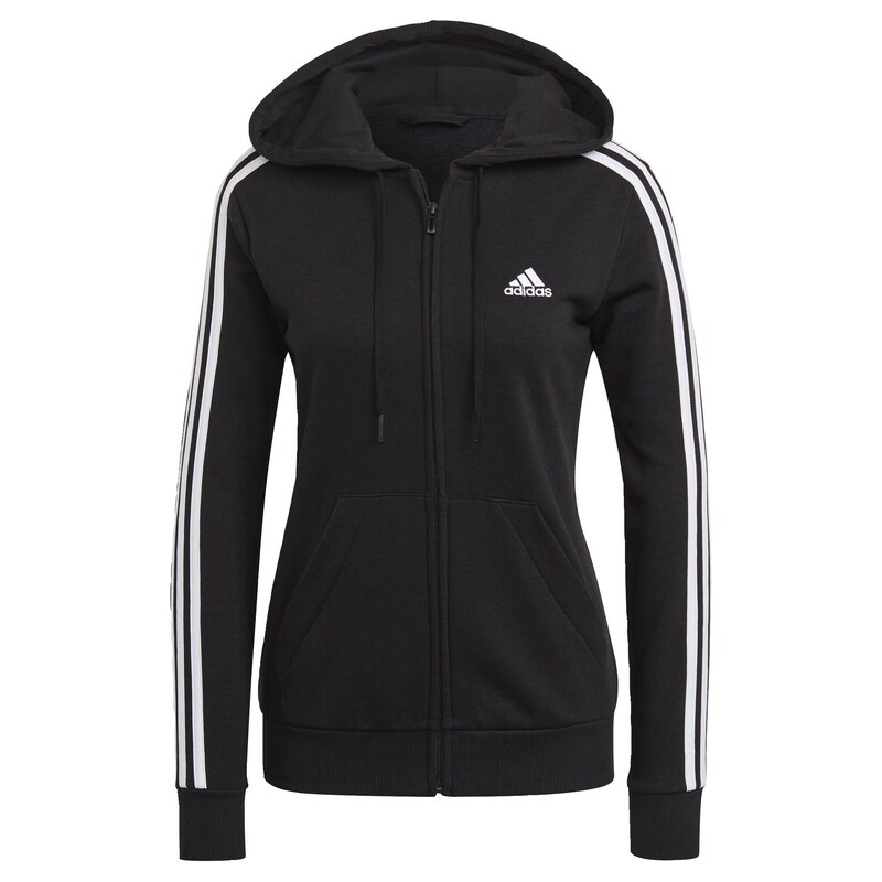 ADIDAS Mikina s kapucí adidas Essentials French Terry 3-Bandes