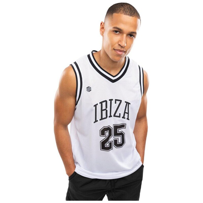 SIROKO Pánský basketbalový dres IBZ Pedrera White