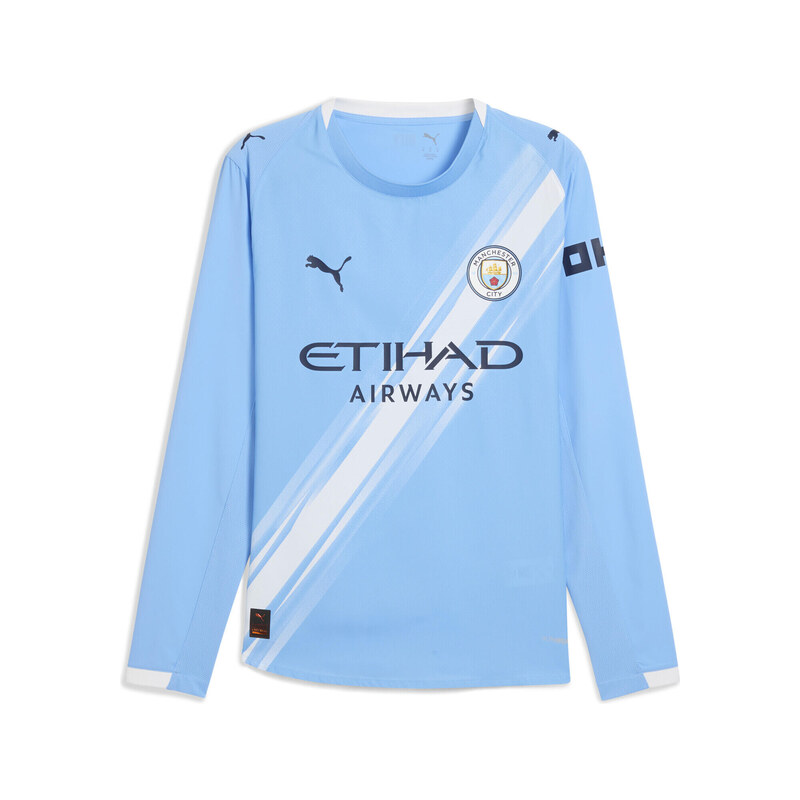PUMA Pánské fotbalové tričko dlouhý rukáv slim fit Authentic