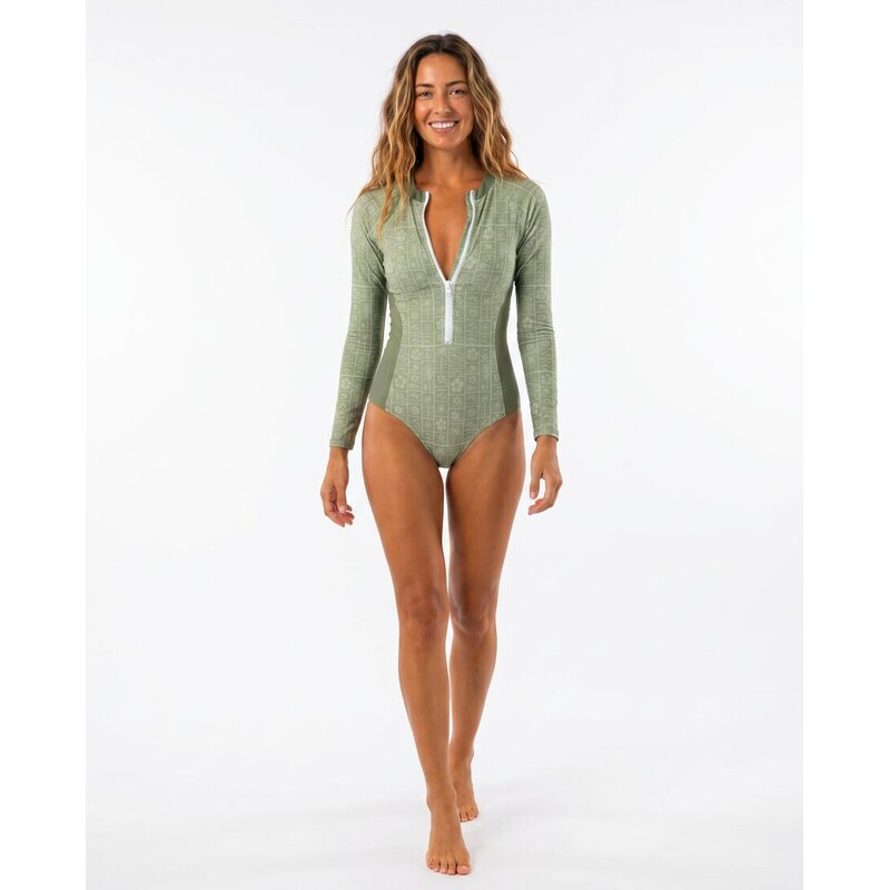 KAIWAI Dámské lycrové body Olive