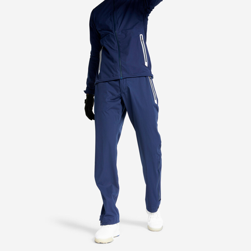 INESIS Pánské golfové kalhoty Rain Weather tmavě modré