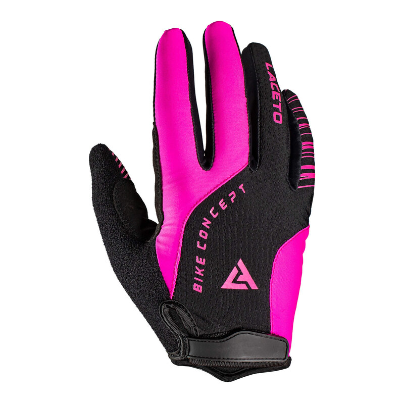 LACETO Cyklistické MTB rukavice BAAS