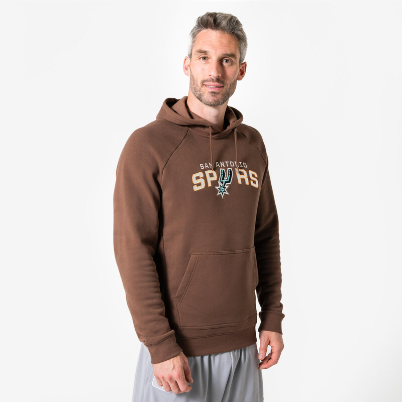 TARMAK Basketbalová mikina s kapucí 900 NBA Spurs pro dospělé