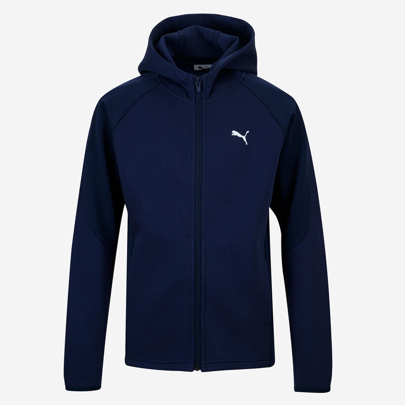 PUMA Dětská mikina na zip s kapucí