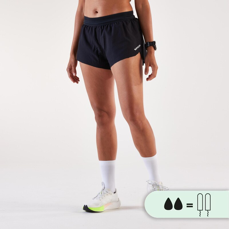 KIPRUN Dámské běžecké kraťasy menstruační s absorpčními