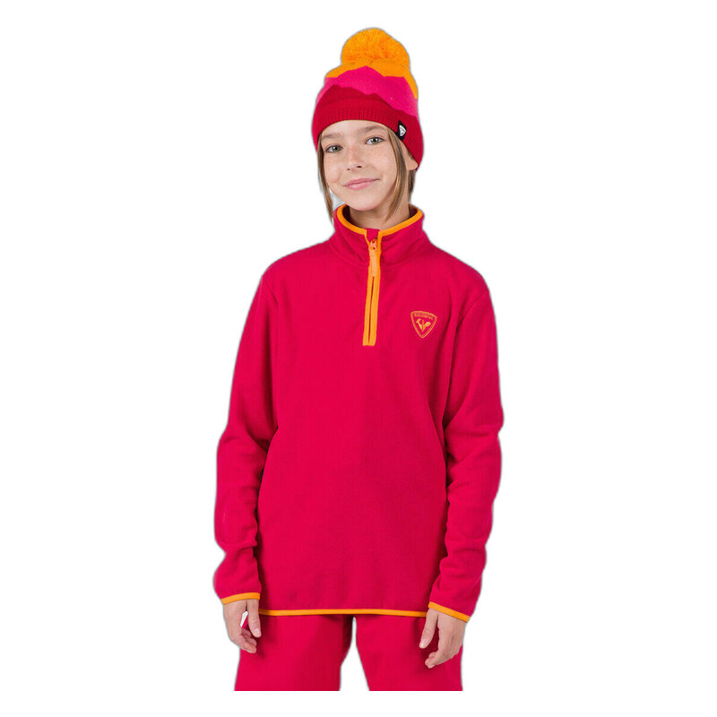 ROSSIGNOL Dětská polarová mikina 1/2 zip Rossignol Strawpile