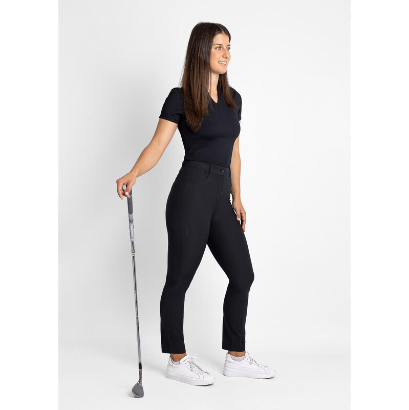 FLAIRWAY GOLF Dámské golfové kalhoty Torrey – Vysoký pas, lehké,