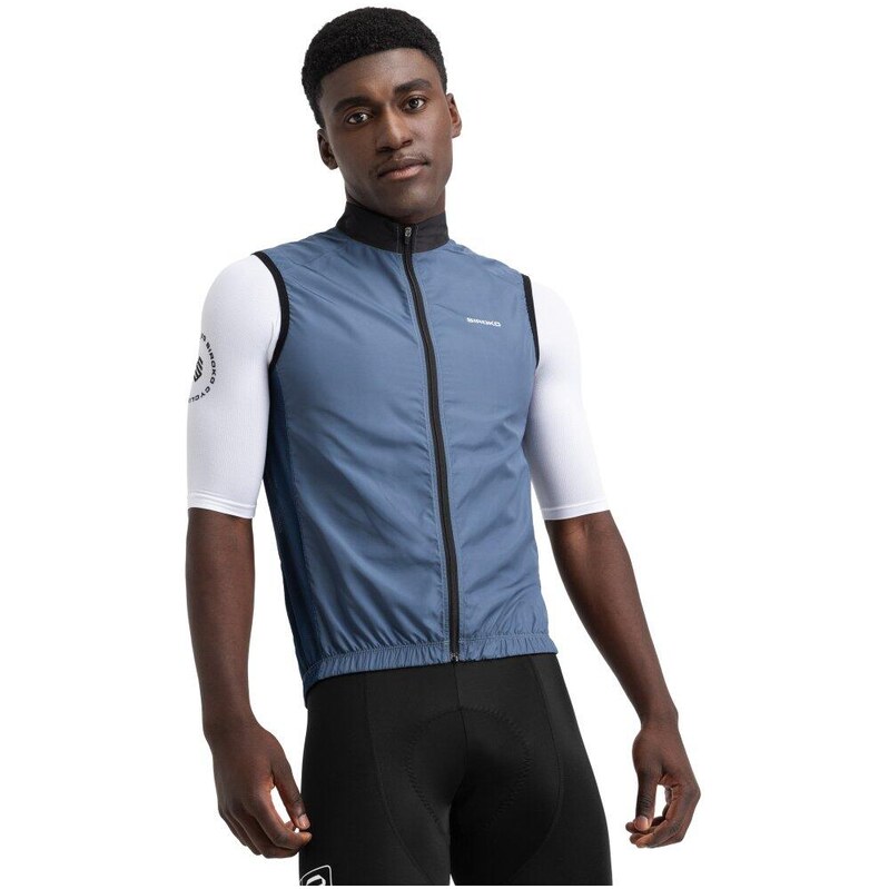 SIROKO Pánská větruodolná cyklistická vesta V1 Lavaredo