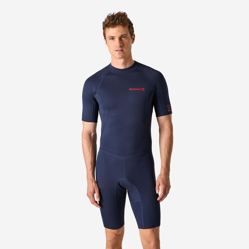 OLAIAN Pánská krátká kombinéza na surf 100 neopren 1,5 mm