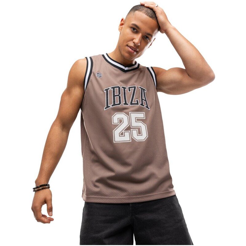 SIROKO Pánský basketbalový dres IBZ Pedrera Brown