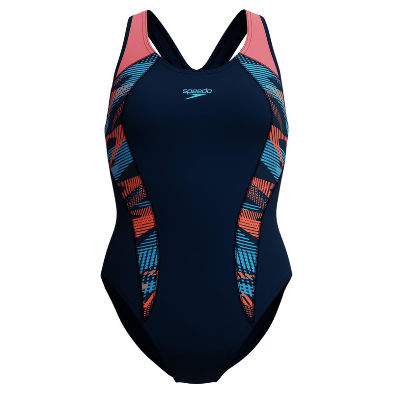 SPEEDO Dámské jednodílné plavky Speedo Placement Laneback