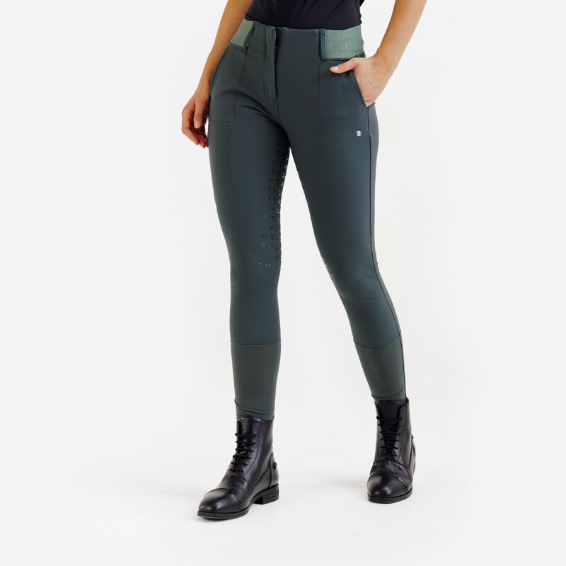 DECATHLON Dámské rajtky silikonový grip Be You 500