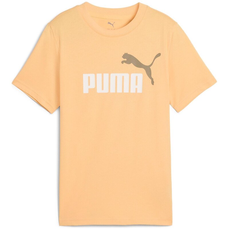 PUMA Tričko Puma Ess 2 Color No.1 Logo Tee B, Oranžový, Děti