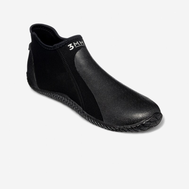 DECATHLON Potápěčské boty neopren 3 mm nízké černé