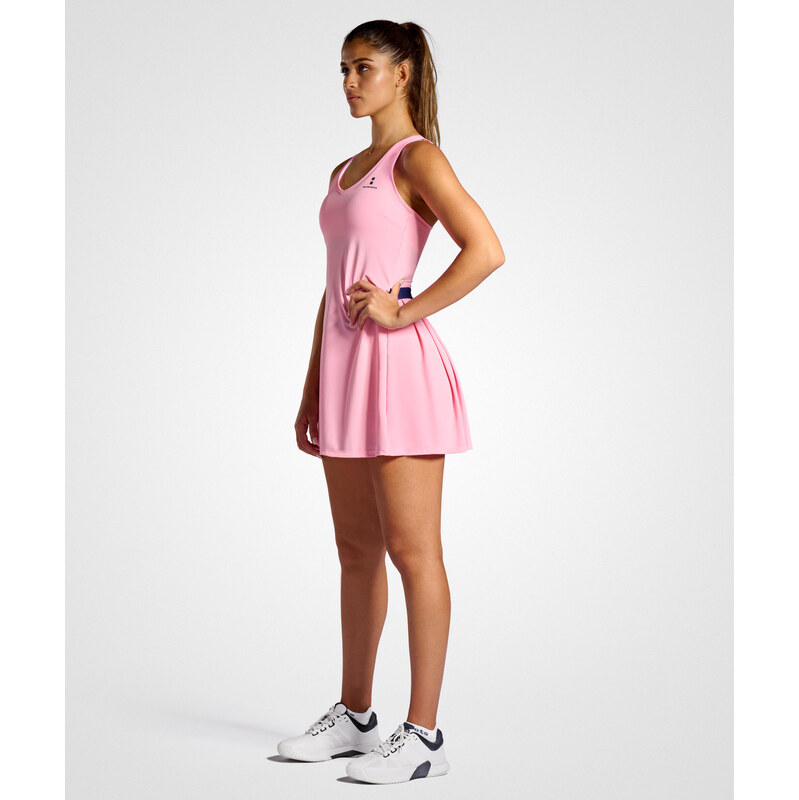 NORDICDOTS Dámské šaty na tenis/padel elegance Sea Pink