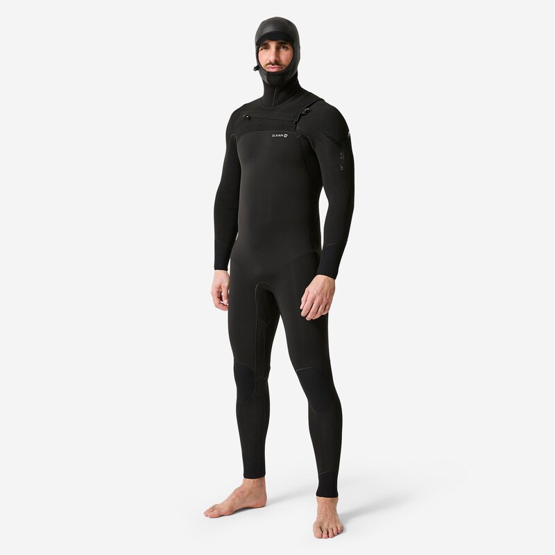 OLAIAN Pánský surfařský neopren 900 neopren 5/4 mm s kuklou