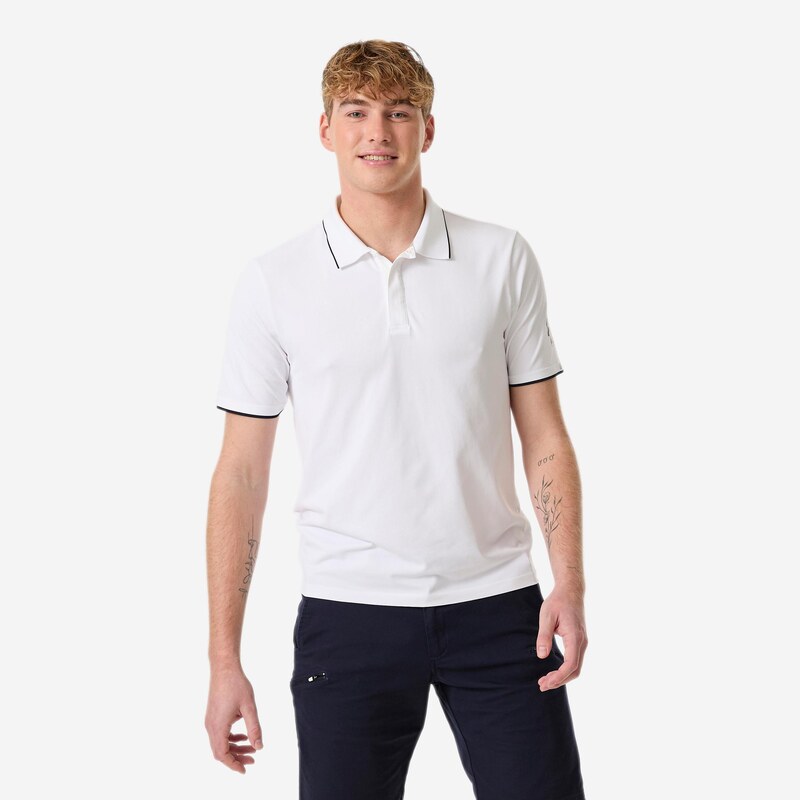 DECATHLON Pánské polo na plavbu prodyšné bezešvé rychleschnoucí