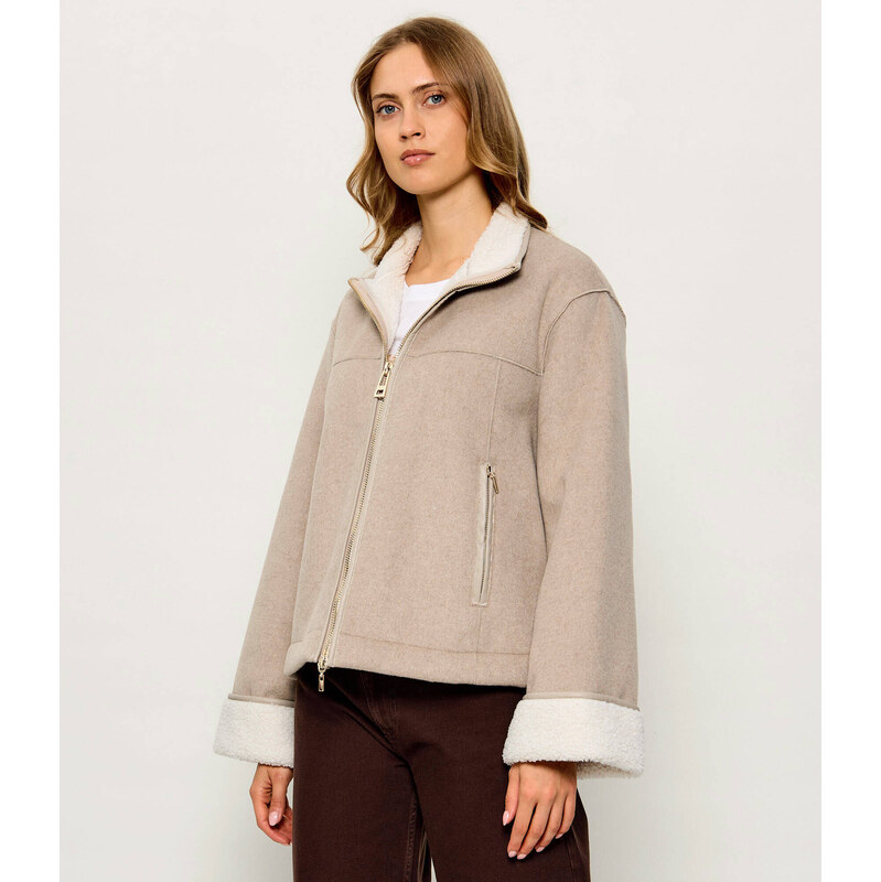Liu Jo Sport Kabát | shearling | s příměsí vlny