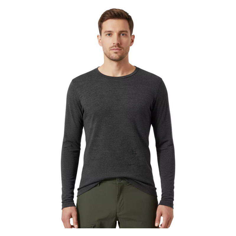 FJORK MERINO Pánské tričko s dlouhým rukávem ze 100% merino vlny - 116978921