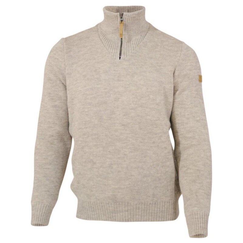 IVANHOEOEFSWEDEN Svetr NLS Elm Birch s půlzipem – 100% čistá,