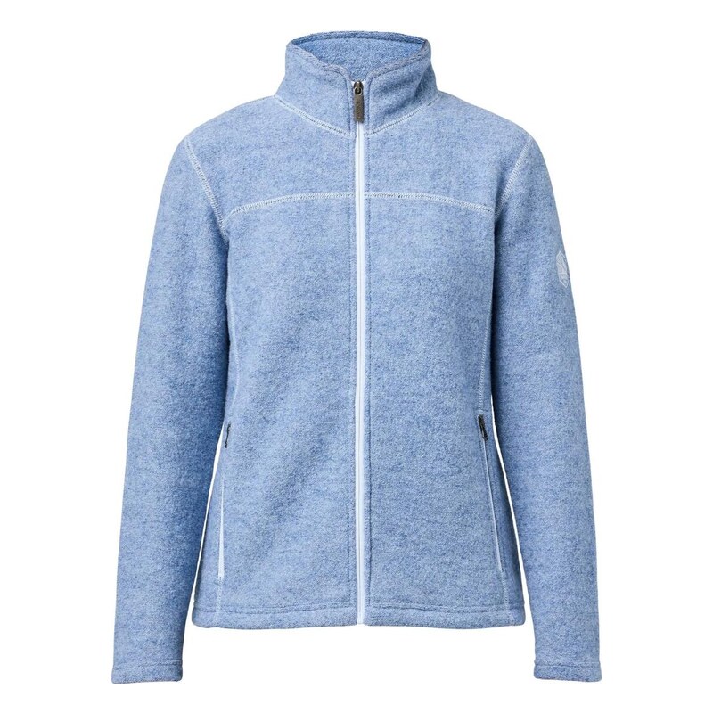 IVANHOEOEFSWEDEN Dámská vlněný kardigan Beata Faded Denim se